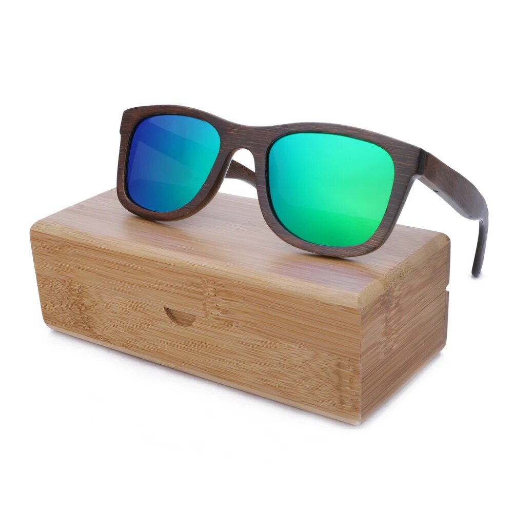 Fashion Polarized Bamboo Sunglasses.