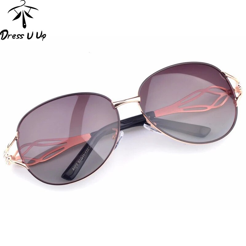 Women Diamond Luxury Brand Design Sun Glasses