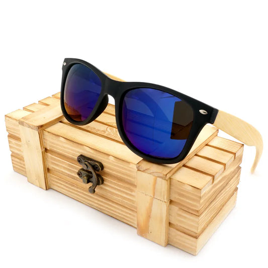 Bamboo Polarized Lens  Sun Glasses