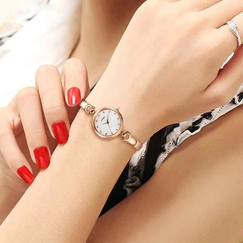 Fashion Women Golden Bracelet Watch