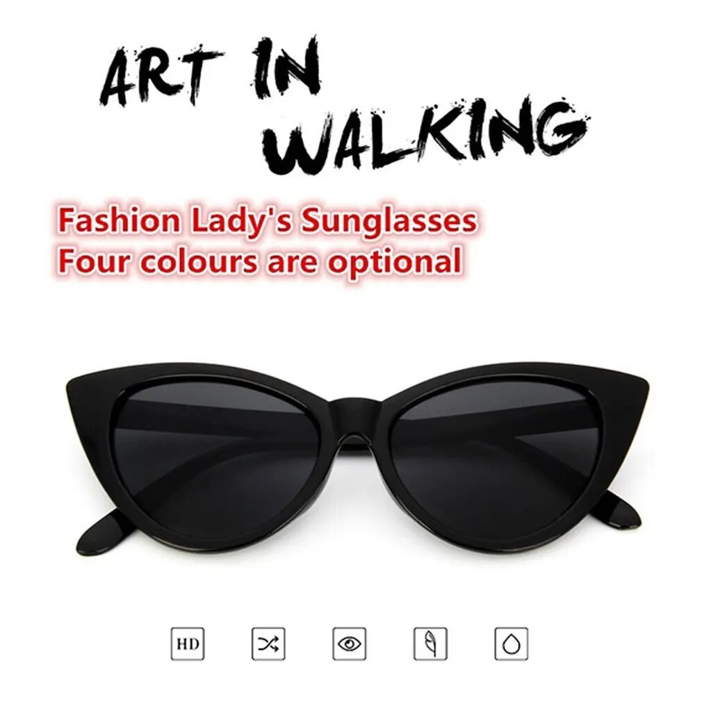 Thick Frame Cat Eye Sunglasses for Women