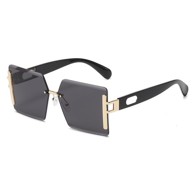 Face Slimming Square Frame Sunglasses Fashion Sunglasses