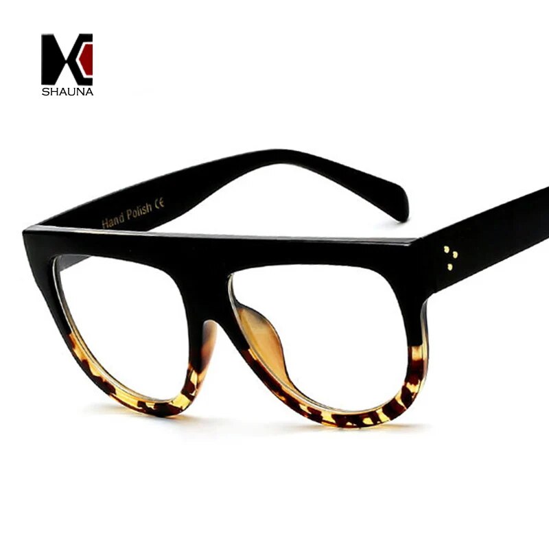 Women Large Gradient Frame Sunglasses