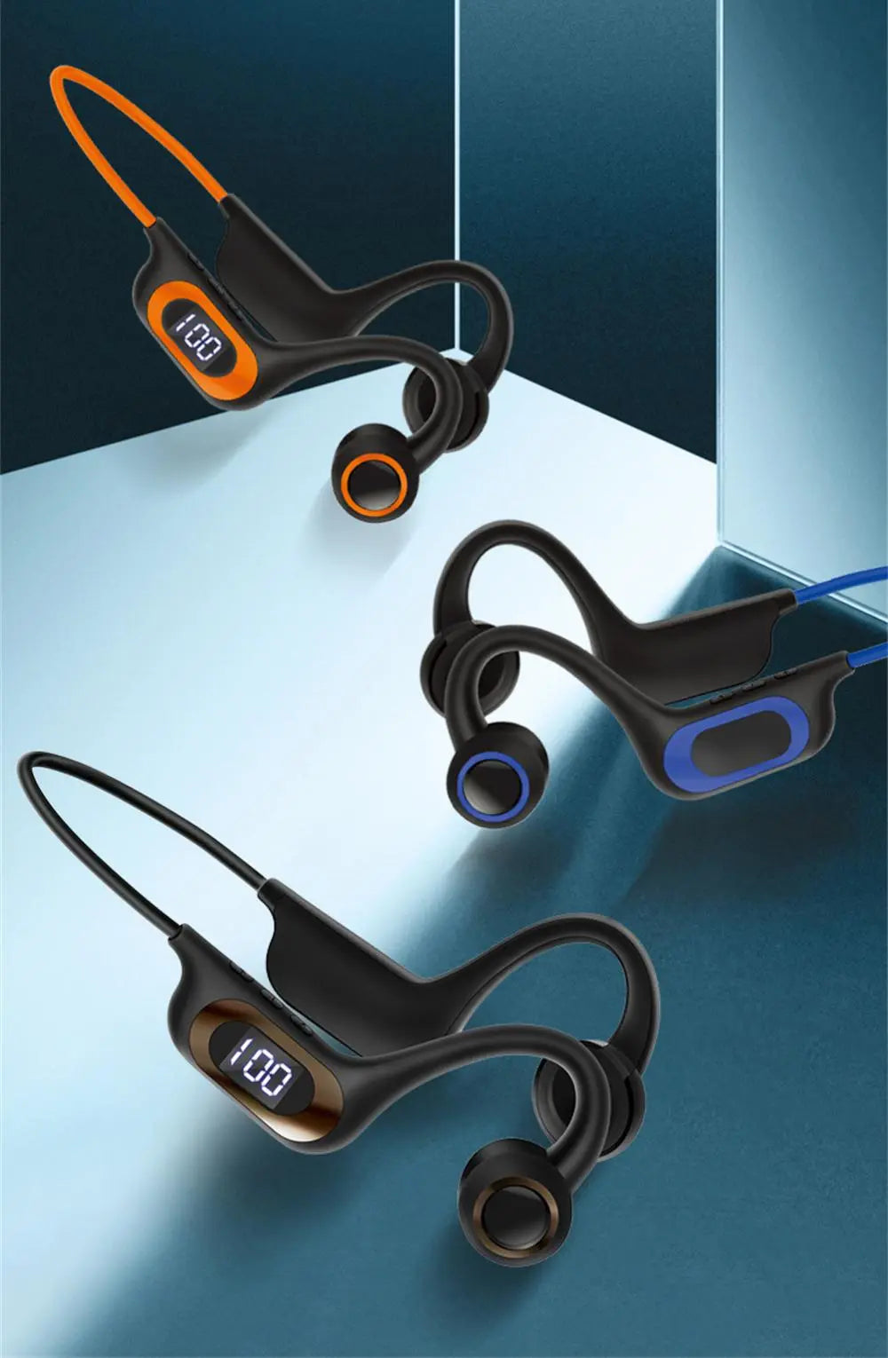 Wireless Bluetooth 5.3 Headphone Outdoor Sport  Headset with Mic for Android IOS Support SD Card