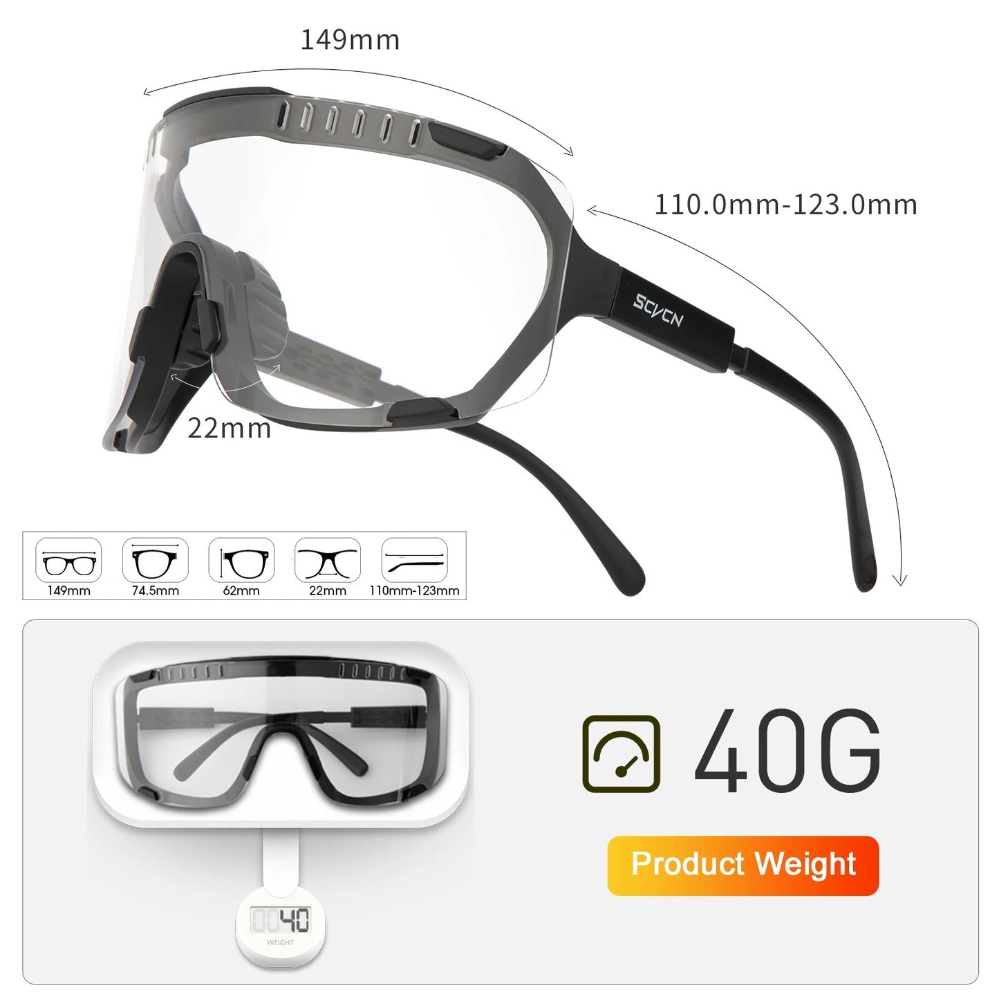 Men Sports Bicycle Goggles