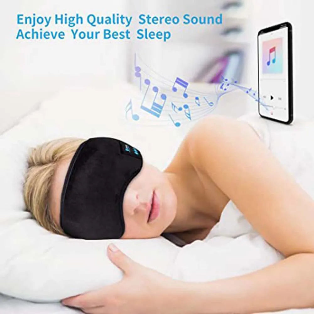 Bluetooth-compatible 5.0 Sleep Mask Headset