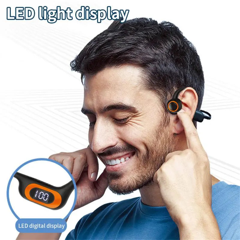 Wireless Bluetooth 5.3 Headphone Outdoor Sport  Headset with Mic for Android IOS Support SD Card