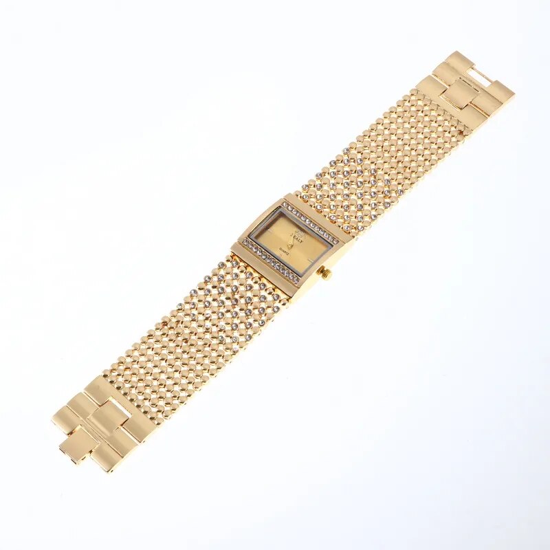 Rhinestone Bracelet Watch For Women