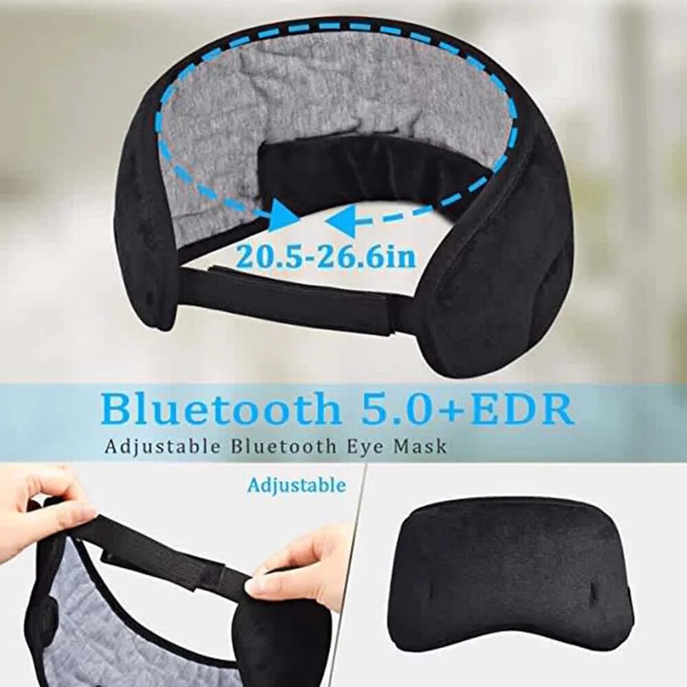 Bluetooth-compatible 5.0 Sleep Mask Headset