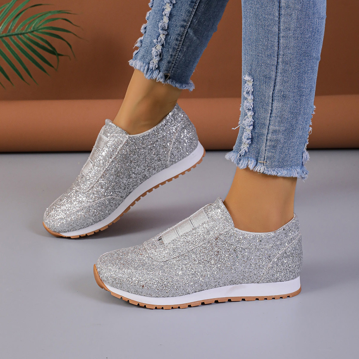 New Fashion Casual Round Toe Slip-on Shoes